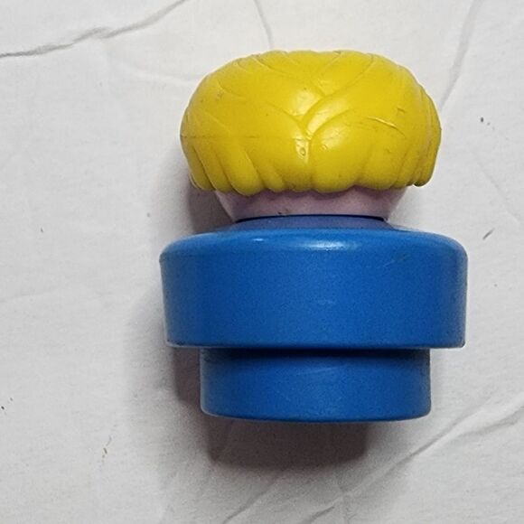 Fisher Price Little People Boy Blue Replacement Toy Chubby Chunky - Picture 4 of 5